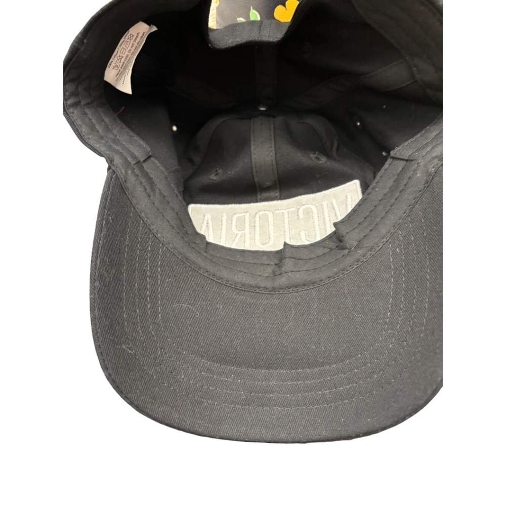 Victorias Secret Sport Black Baseball Adjustable 100% Cotton Cap - Picture 2 of 3